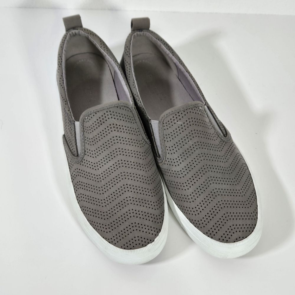 Sperry Crest Twin Gore Slip-On Sneakers, Grey, Women's‎ 8.5